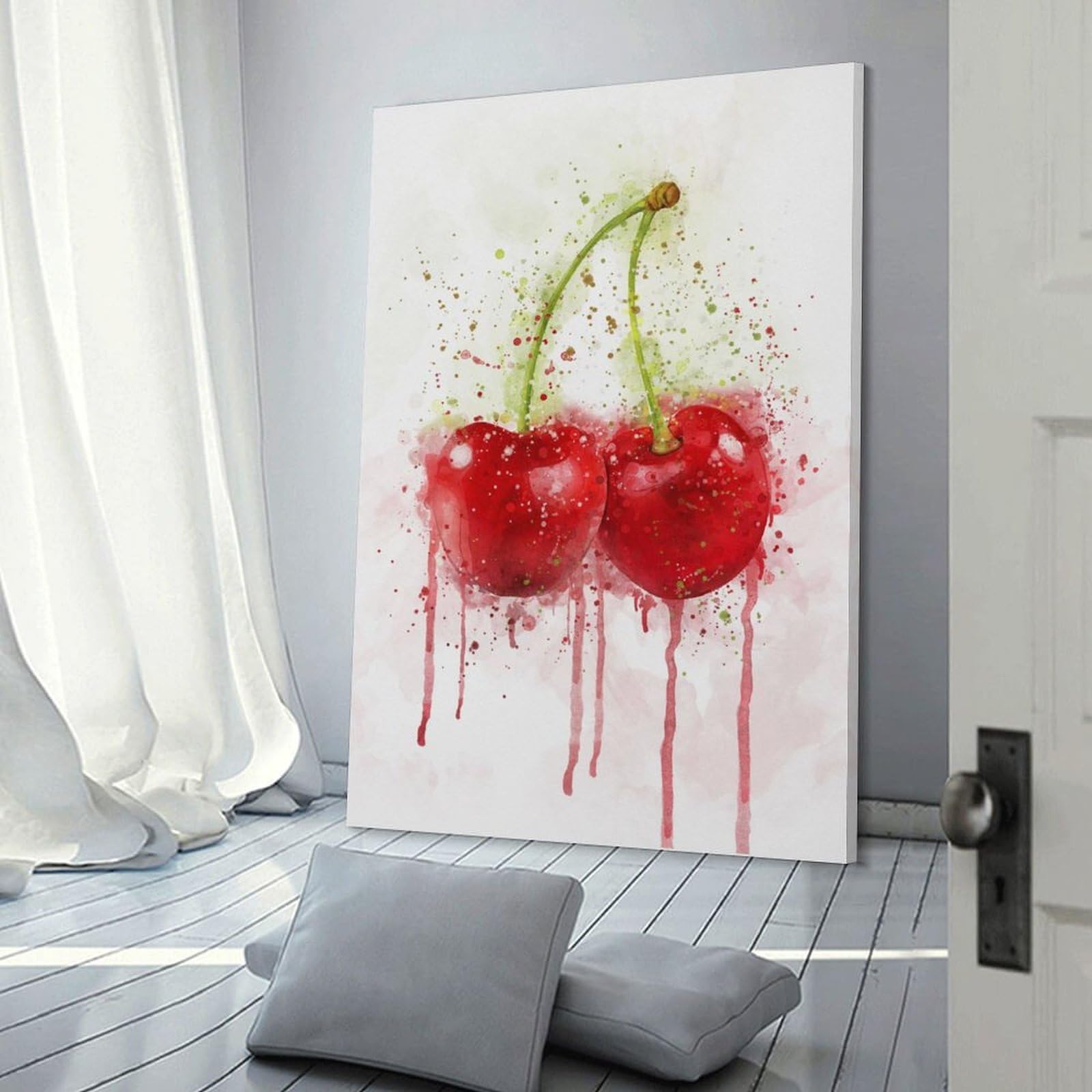 果物の飾り絵　Cahrlle Flanc クリスマスシーンを彩る、可愛らしい果物をモチーフにした